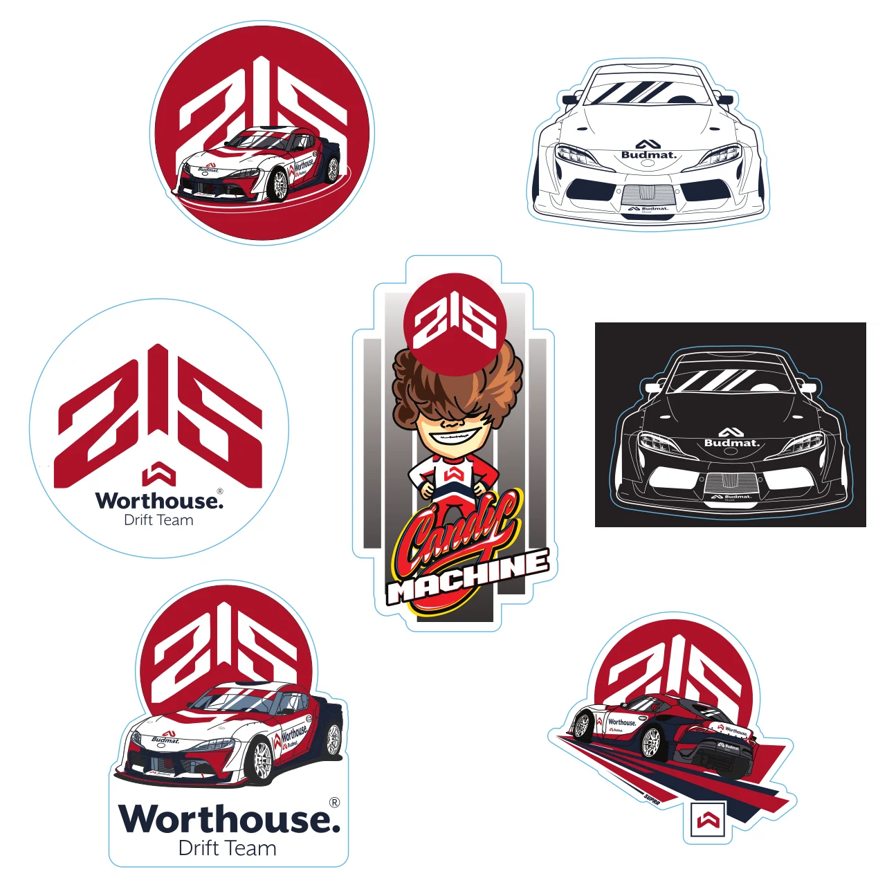 Stickers set
