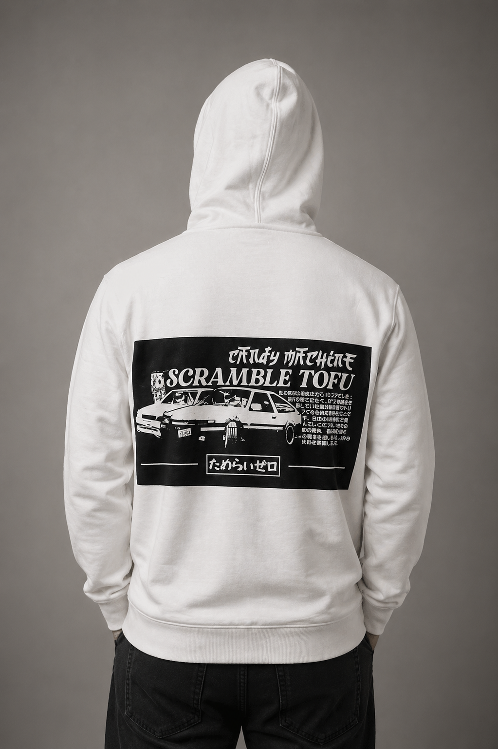 Candy Machine "Scrambled Tofu" Hoodie White