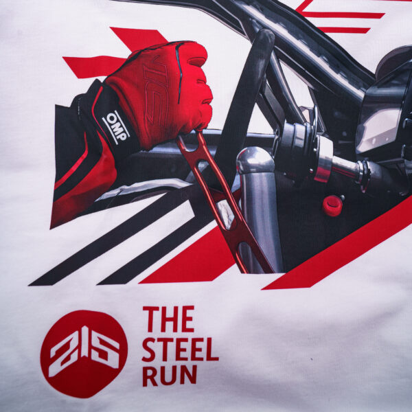 T-shirt - Steel Run - white
