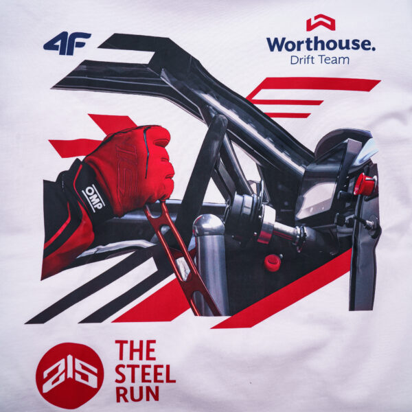 T-shirt - Steel Run - white