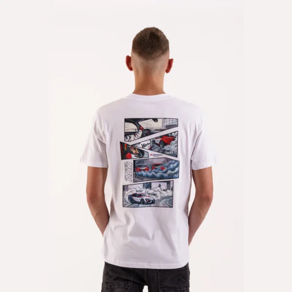 T-shirt - white comics
